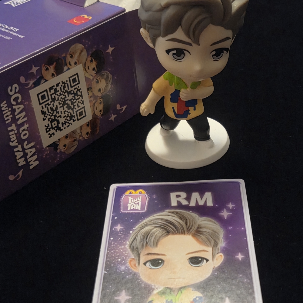 McDonalds OFFICIAL TinyTan RM Figurine